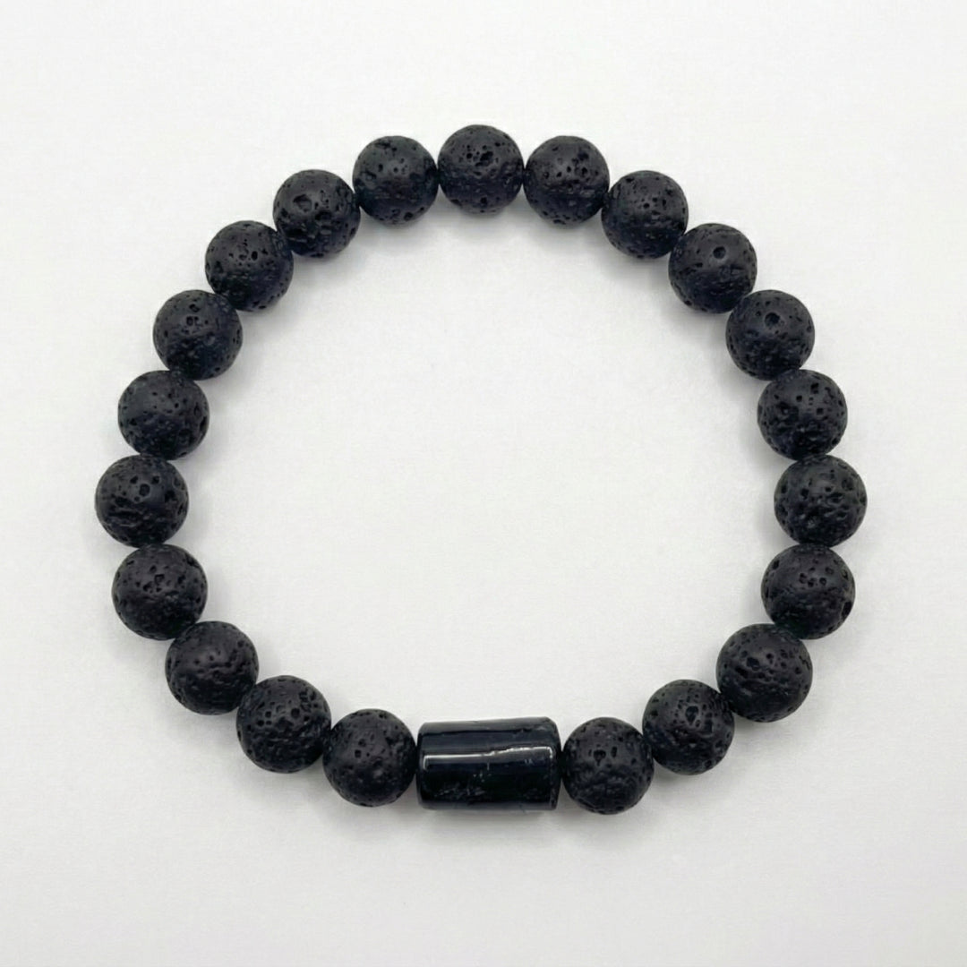 PULSERA DE PIEDRA VOLCÁNICA